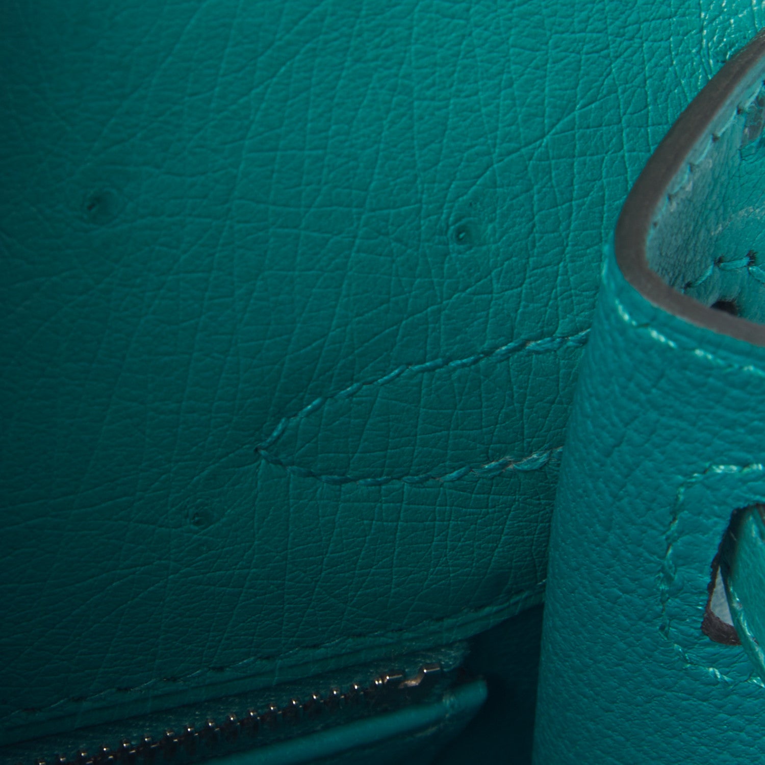 Hermes Ostrich Kelly Sellier 25 Vert Verone 27 of 45