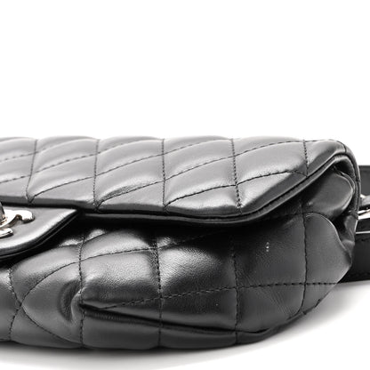 Chanel Calfskin Quilted CC Uniform Flap Belt Bag Black 10 of 10