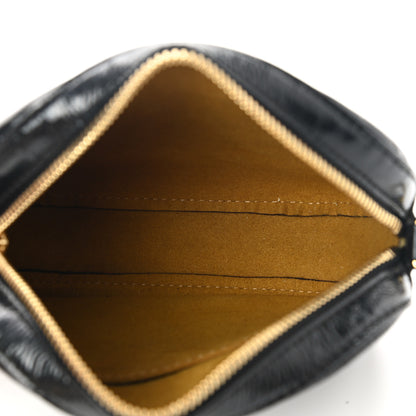 Stella McCartney Patent Alter Nappa Logo Convertible Belt Bag Black 4 of 7