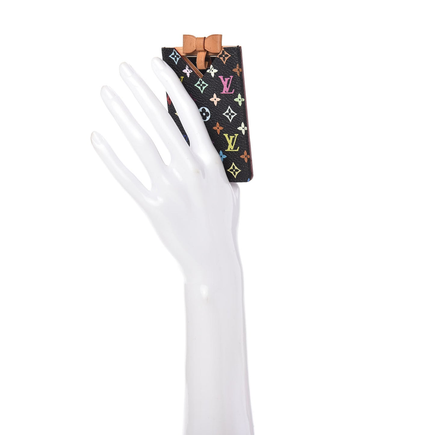 Monogram Multicolor Mirror and Case Pouch Black