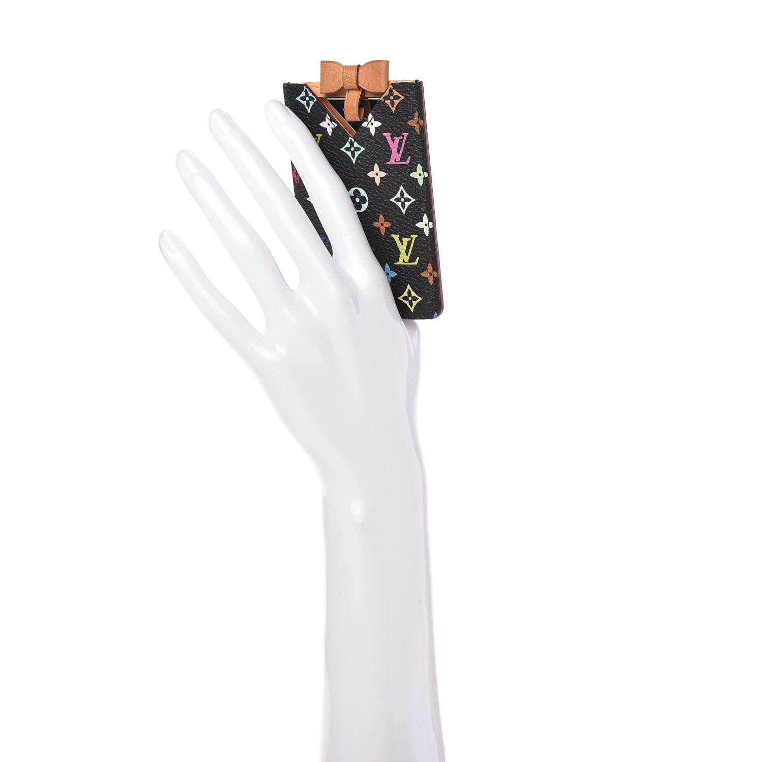 Louis Vuitton Monogram Multicolor Mirror and Case Pouch Black 2 of 6