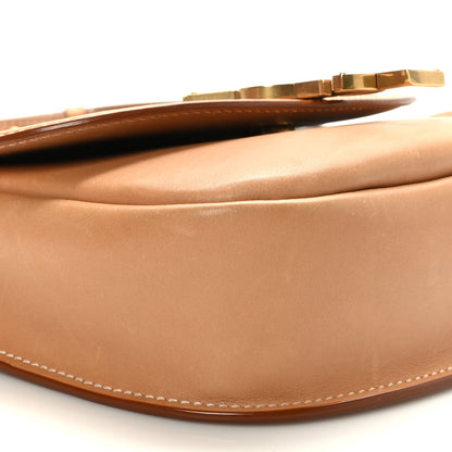 Saint Laurent Smooth Calfskin Cotton Canvas Small Kaia Satchel Natural Beige 8 of 9