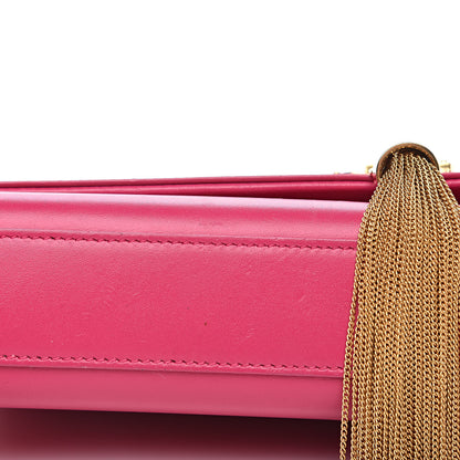 Saint Laurent Smooth Calfskin Medium Classic Monogram Kate Tassel Satchel Fuchsia 9 of 17