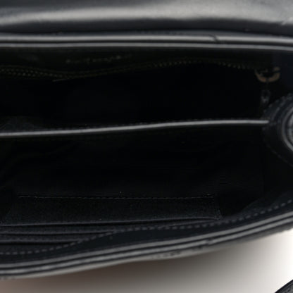 Saint Laurent Calfskin Y Quilted Monogram Monochrome Toy Loulou Crossbody Bag Black 5 of 9