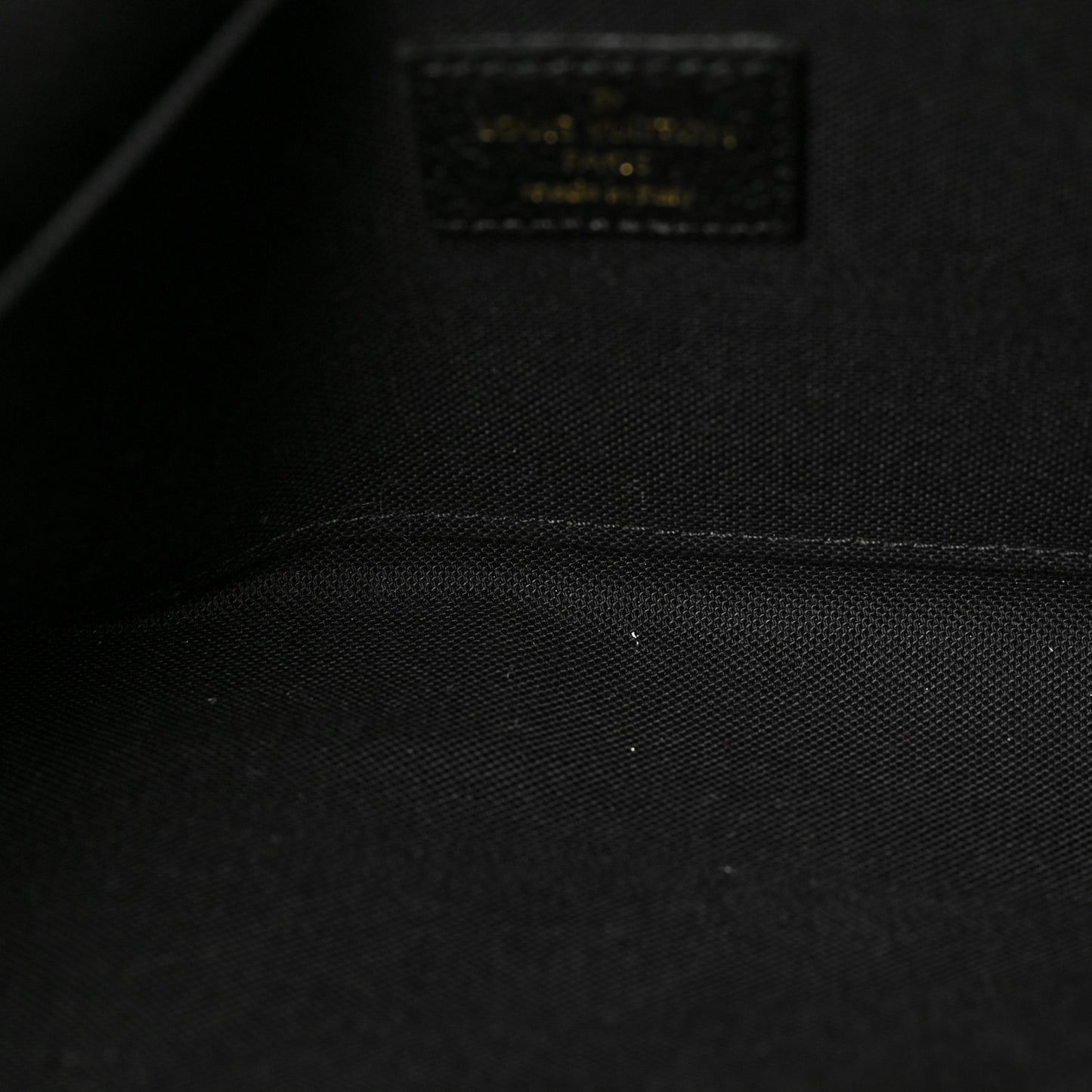 Empreinte Pochette Felicie Chain Wallet Black