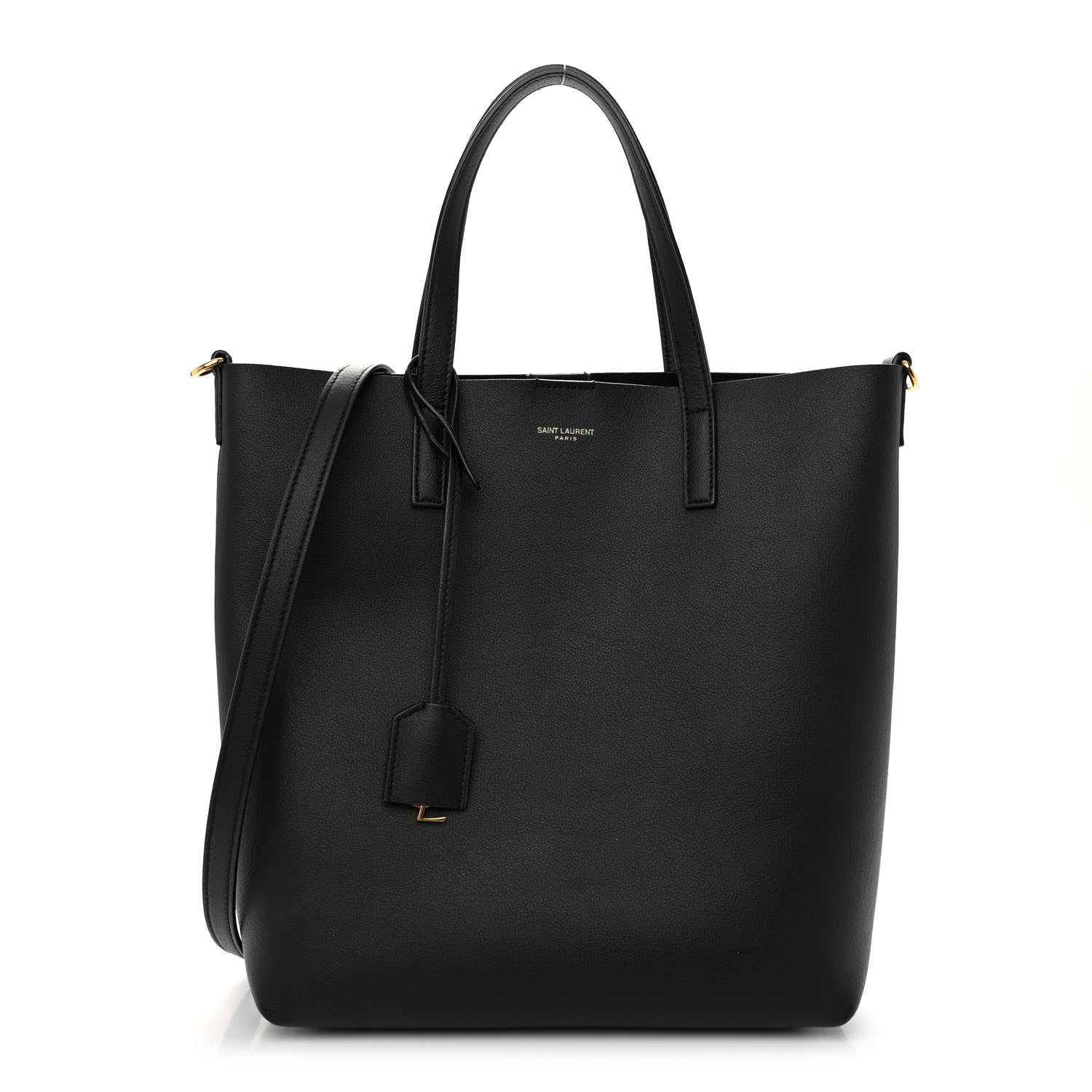 Saint Laurent Calfskin Toy Shopping Tote Black 1 of 8