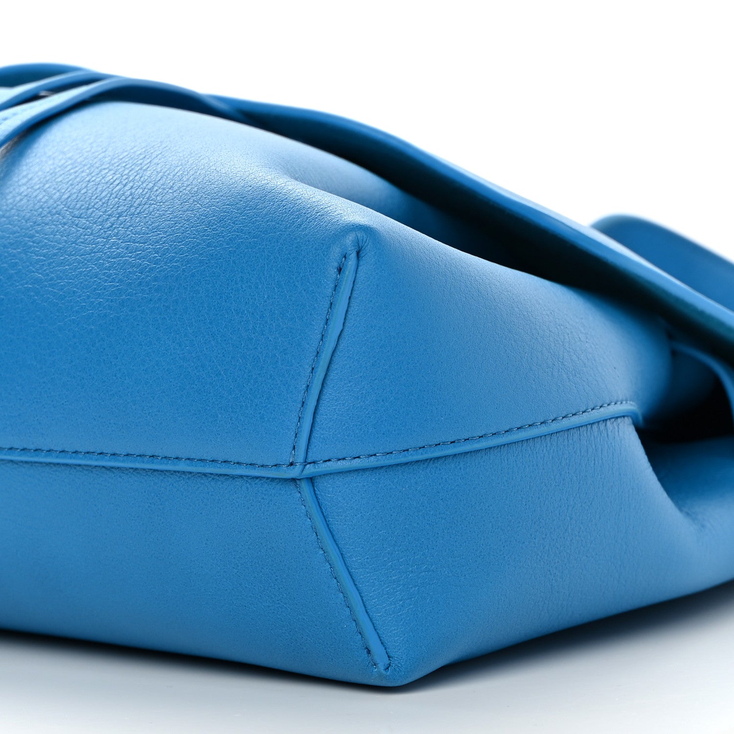 Mansur Gavriel Calfskin Mini Lady Bag Sea Blue 9 of 12
