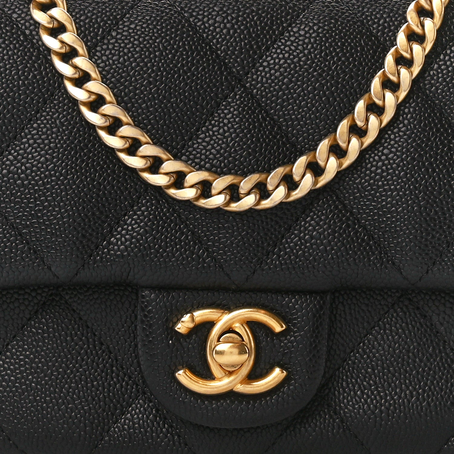 Chanel Caviar Quilted Mini Sweetheart Flap Black 9 of 11