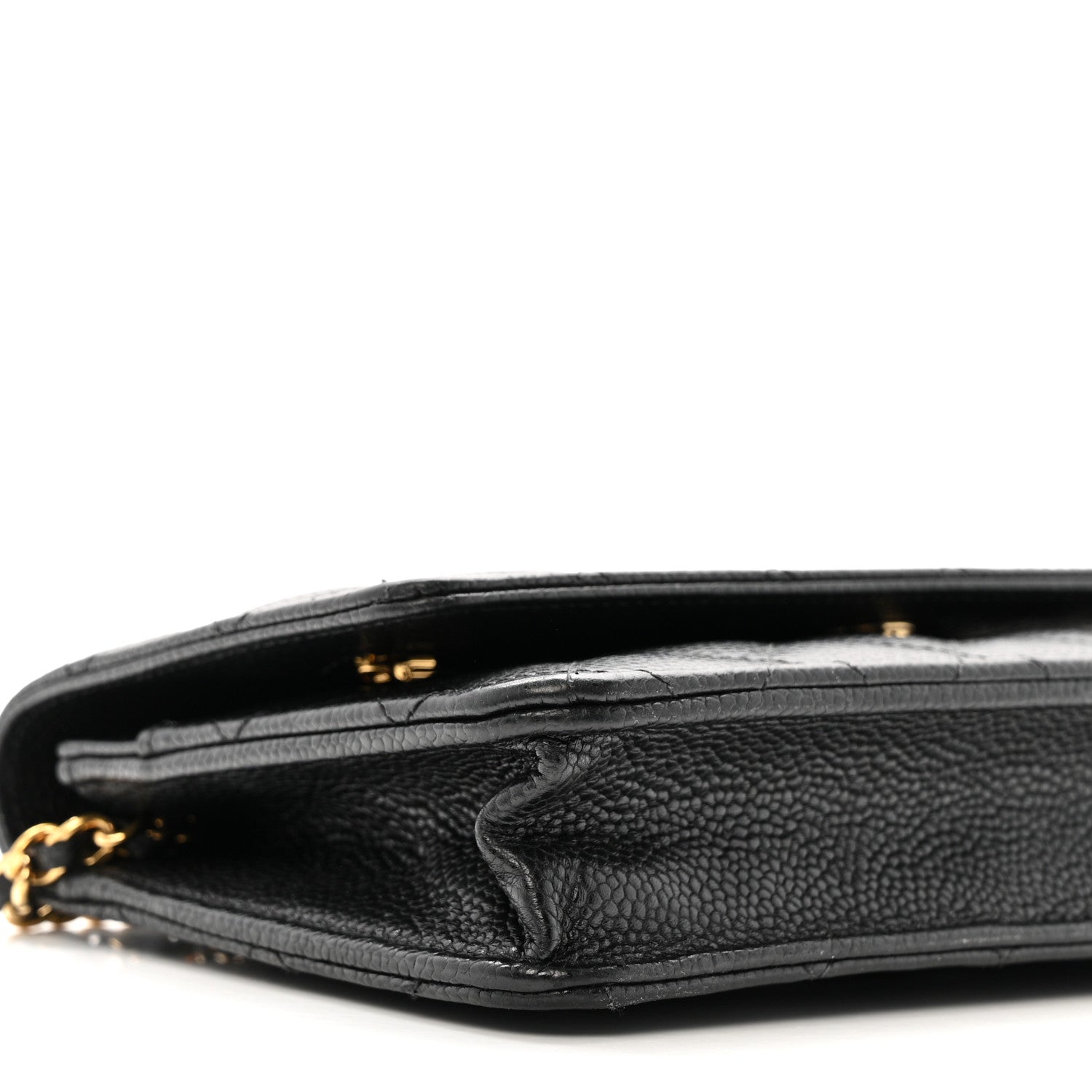 Chanel Caviar Quilted Wallet On Chain WOC Black 10 of 14