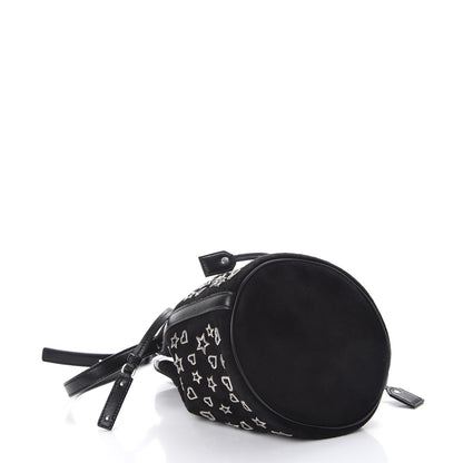 Saint Laurent Suede Small Anja Bucket Bag Black 5 of 10