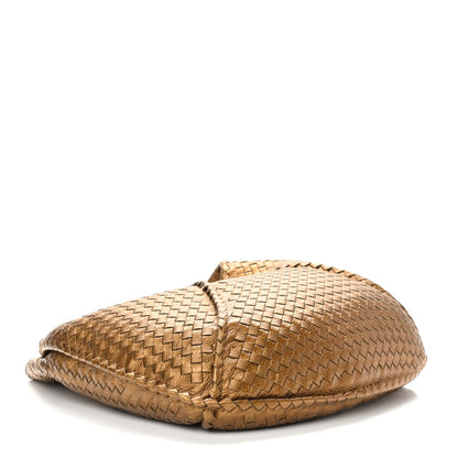Bottega Veneta Cervo Intrecciato Large Simple Hobo New Bronze 4 of 11
