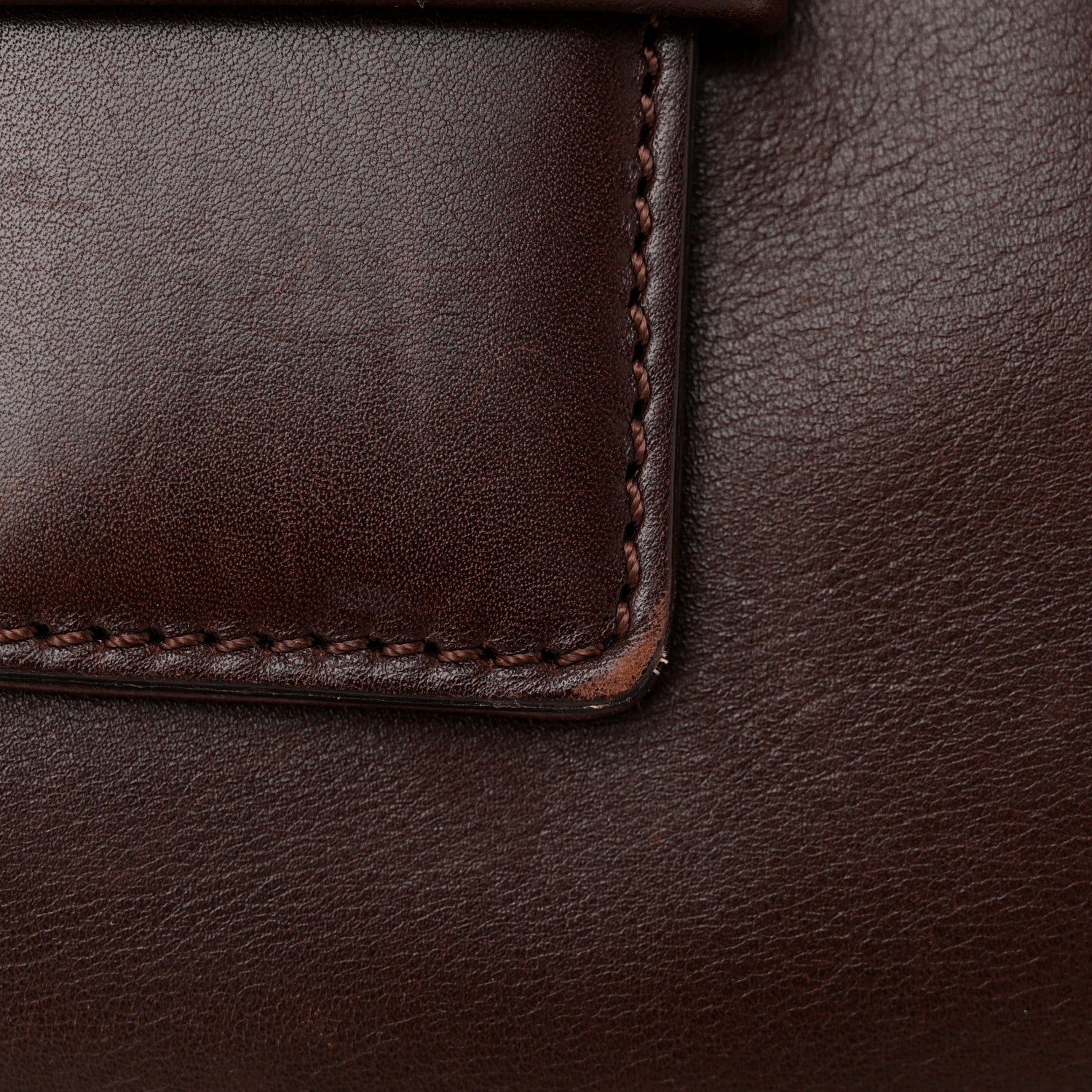 Chanel Lambskin Logo Messenger Flap Brown 12 of 15