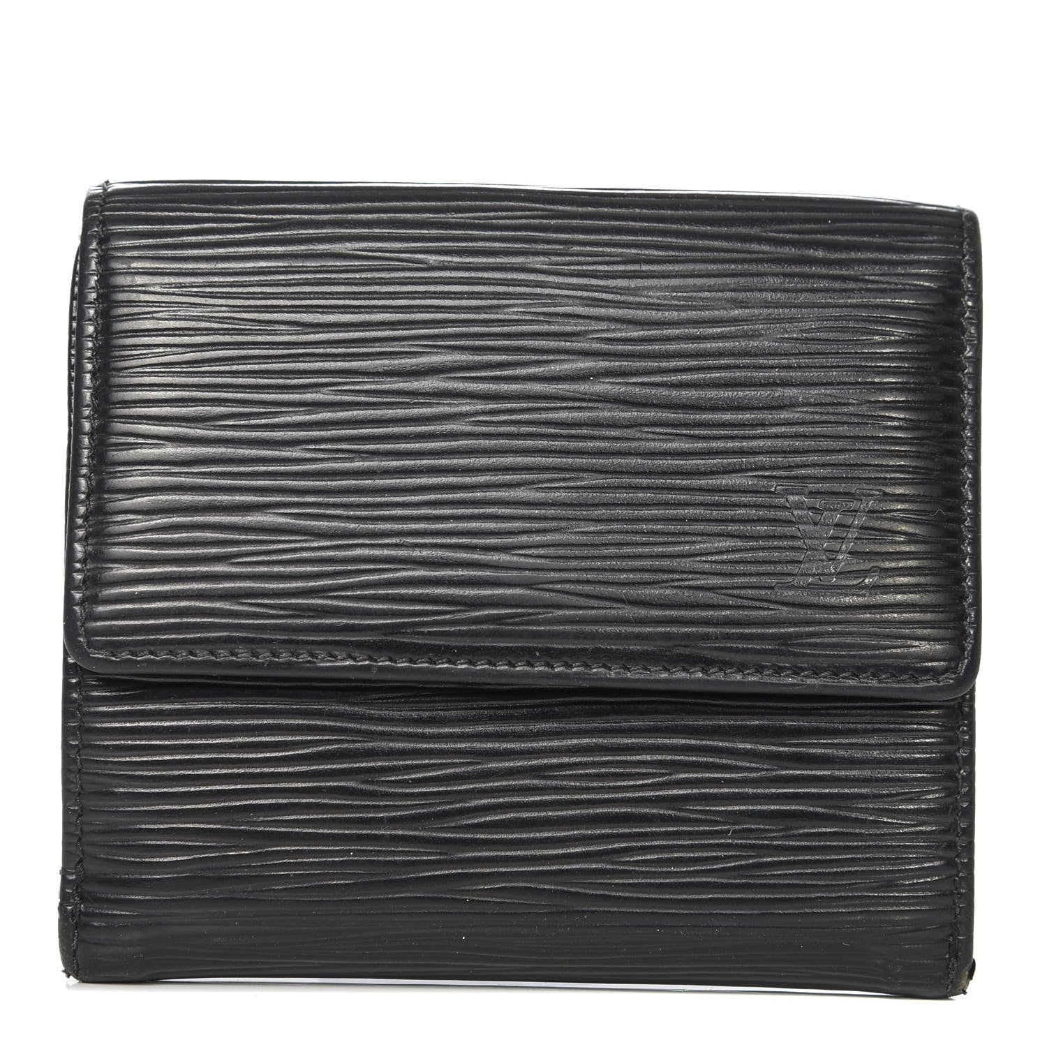 Louis Vuitton Epi Elise Wallet Black 1 of 7
