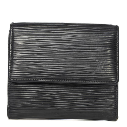 Louis Vuitton Epi Elise Wallet Black 1 of 7