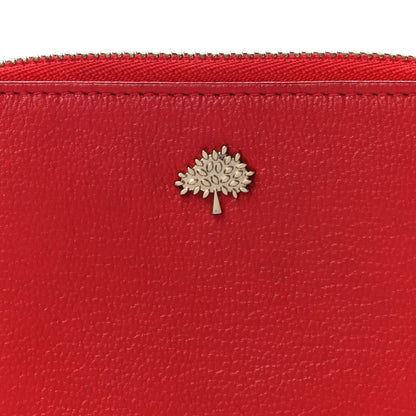 Mulberry Small Classic Grain Compact Zip Wallet Red 7 of 11