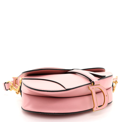 Christian Dior Smooth Calfskin Saddle Bag With Strap Antique Pink 4 of 9