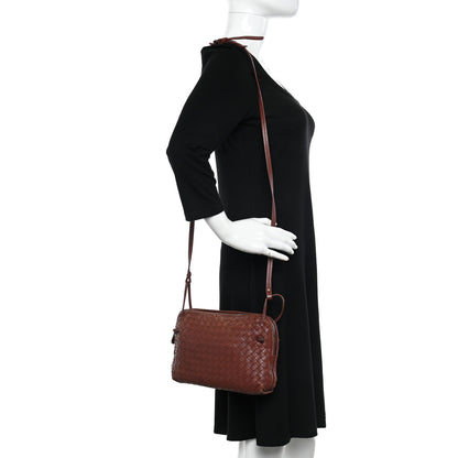Bottega Veneta Nappa Intrecciato Nodini Crossbody Messenger Terracota 2 of 18