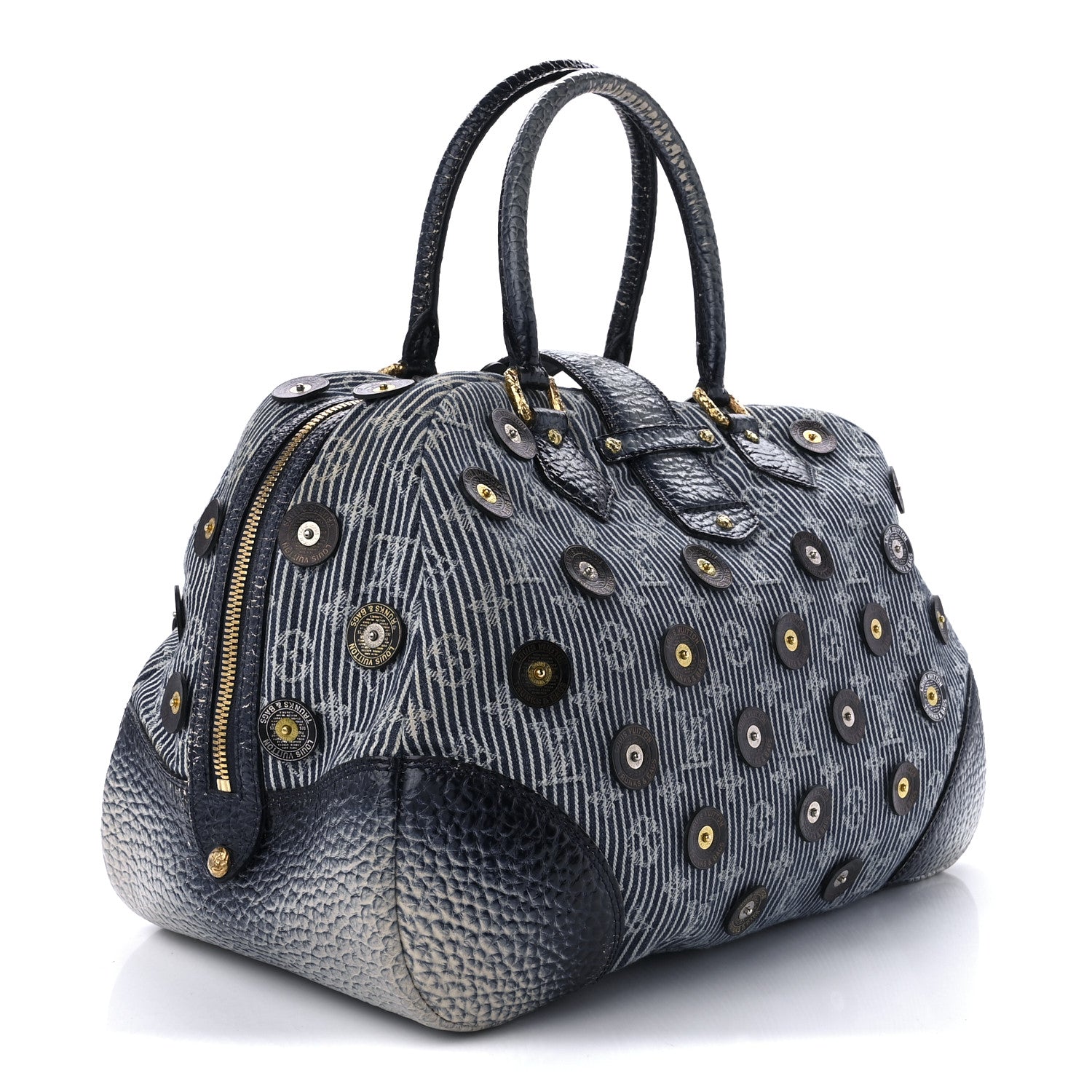 Louis Vuitton Denim Polka Dot Trunks and Bags Bowly 2 of 12