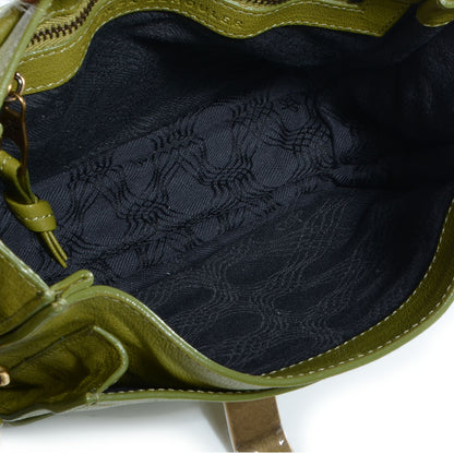 Proenza Schouler Leather PS1 Mini Pouch Messenger Bag Green 5 of 13