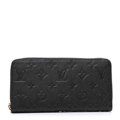 Louis Vuitton Empreinte Zippy Wallet Black 1 of 8