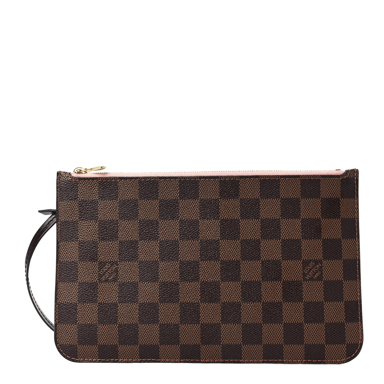 Louis Vuitton Damier Ebene Neverfull MM GM Pochette Rose Ballerine 1 of 6
