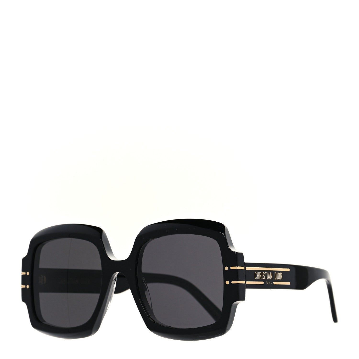 Christian Dior Acetate Diorsignature S1U Square Sunglasses Black 1 of 6