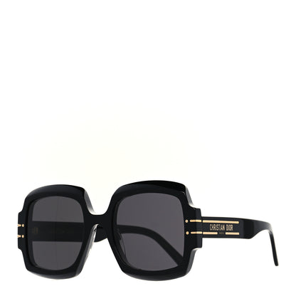 Christian Dior Acetate Diorsignature S1U Square Sunglasses Black 1 of 6