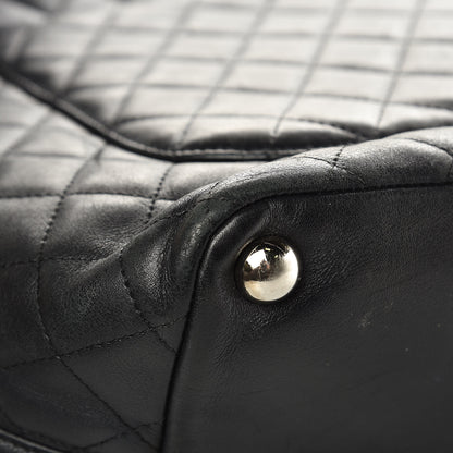 Chanel Calfskin Quilted Large Cambon Tote Black White 17 of 21