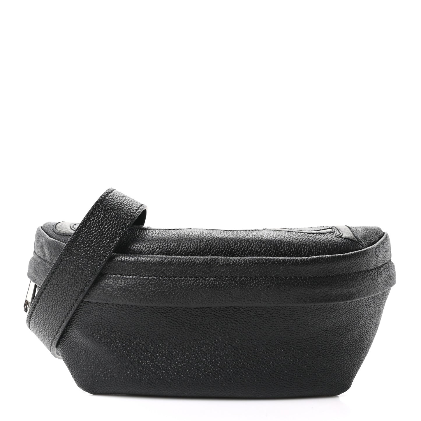 Grained Calfskin Embossed GG Monogram Belt Bag 100 40 Black