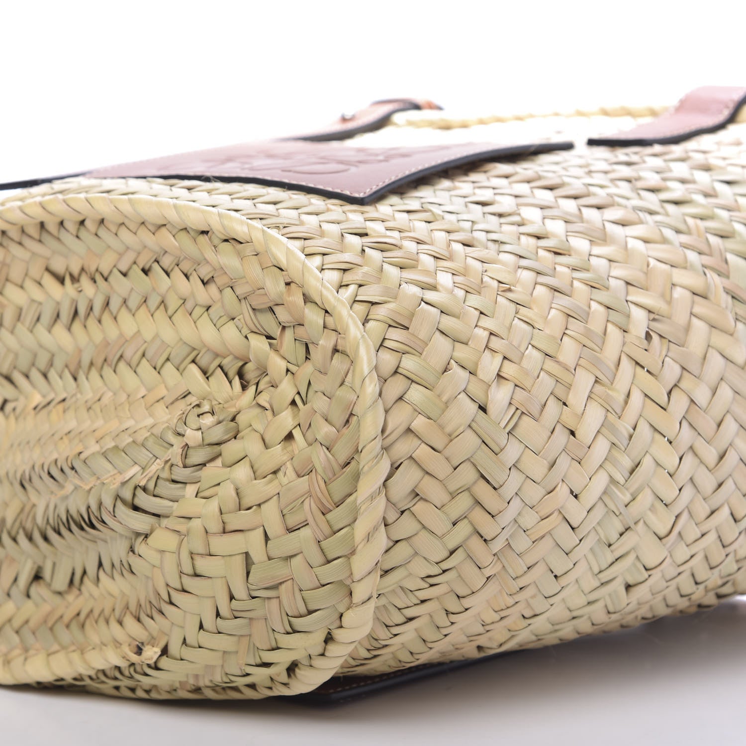 Loewe Raffia Basket Tote Bag Natural Tan 8 of 11