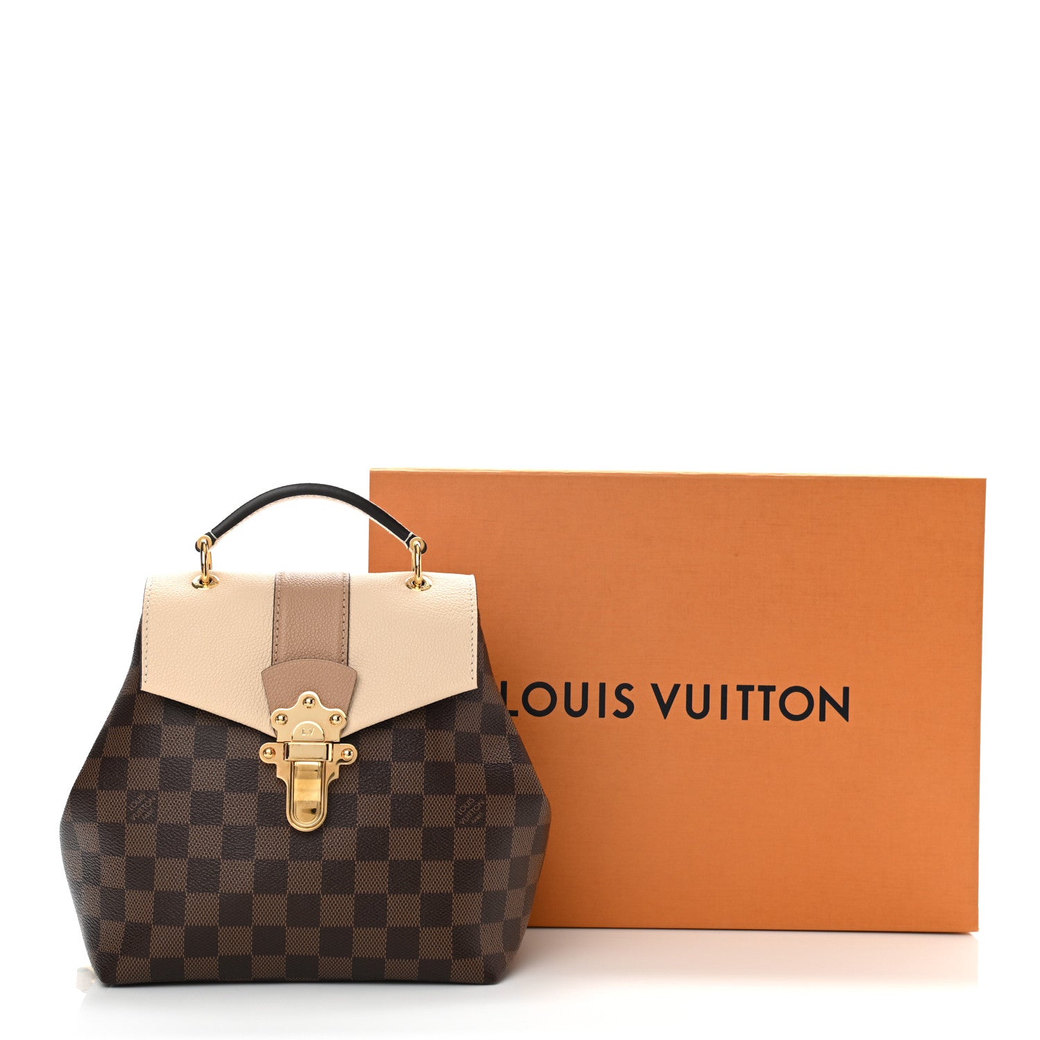Louis Vuitton Damier Ebene Clapton Backpack Creme 11 of 11