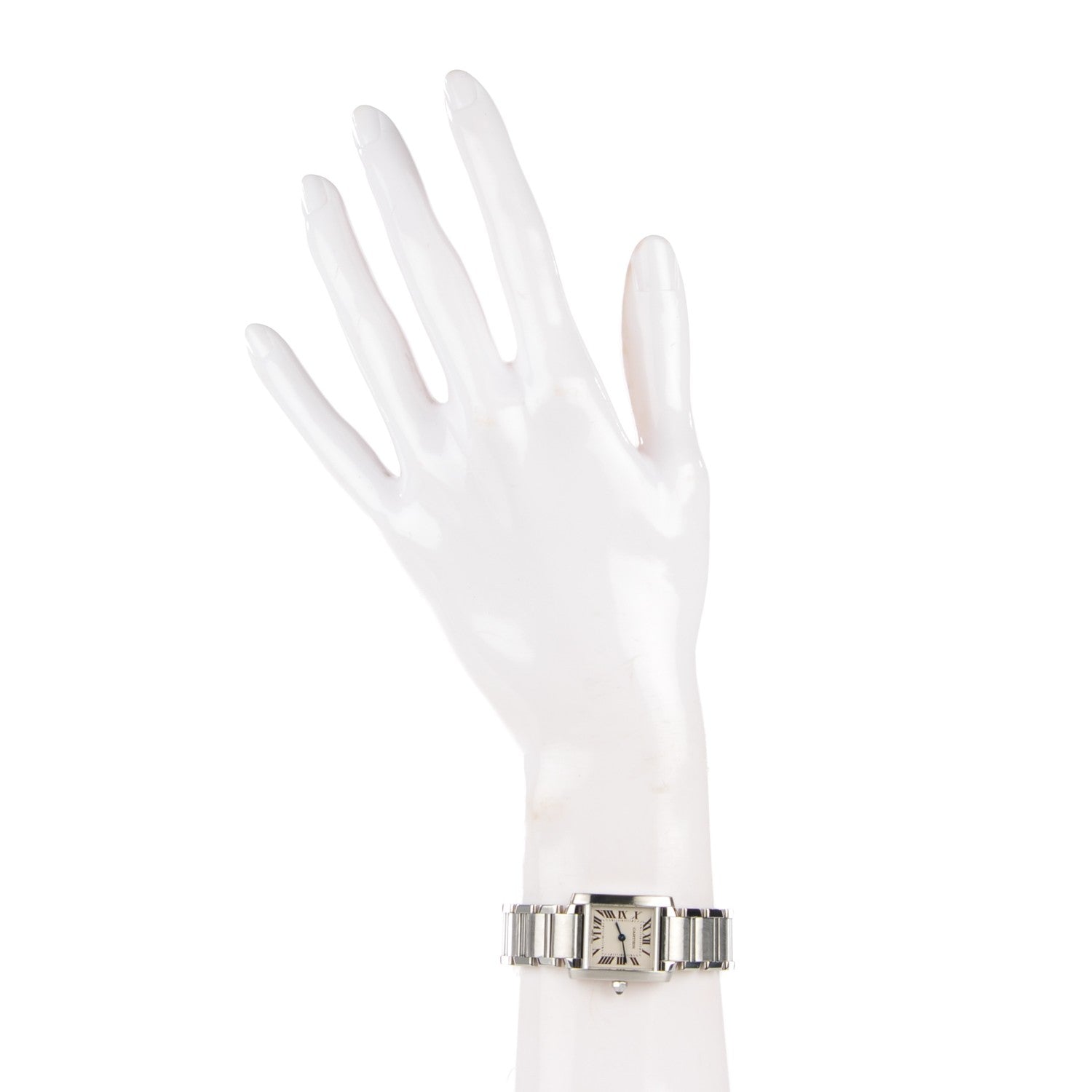 Cartier Stainless Steel 20mm Tank Francaise Quartz Watch 2 of 11