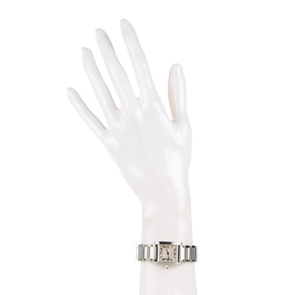 Cartier Stainless Steel 20mm Tank Francaise Quartz Watch 2 of 11