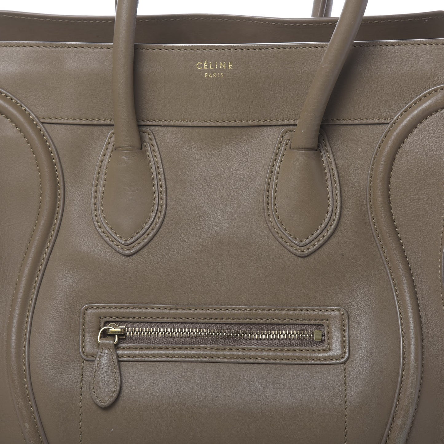 Smooth Calfskin Mini Luggage Souris