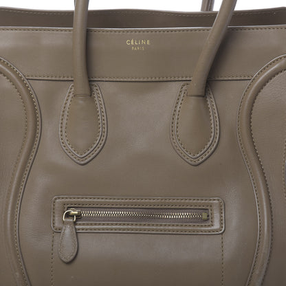 Celine Smooth Calfskin Mini Luggage Souris 6 of 28