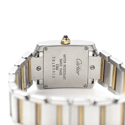 Cartier Stainless Steel 18K Yellow Gold 20mm Tank Francaise Quartz Watch 5 of 6
