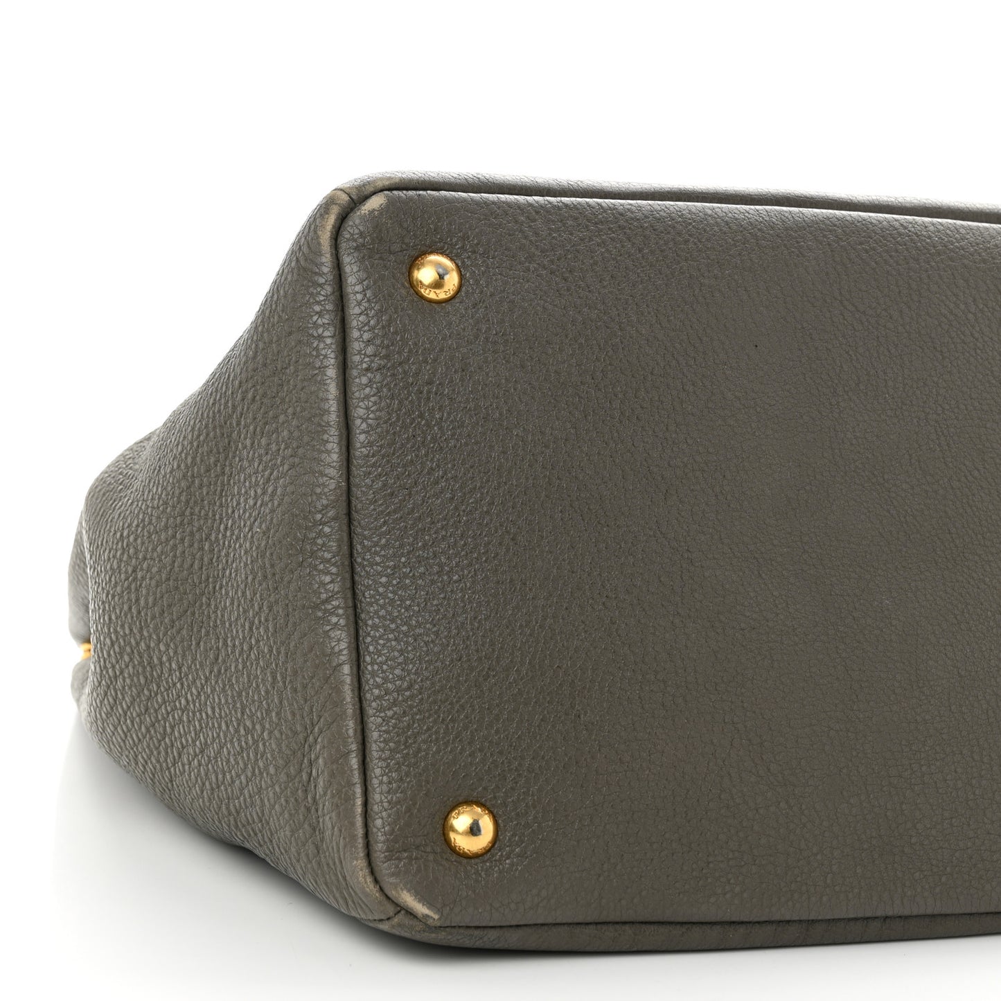 Vitello Daino Tote Dark Green