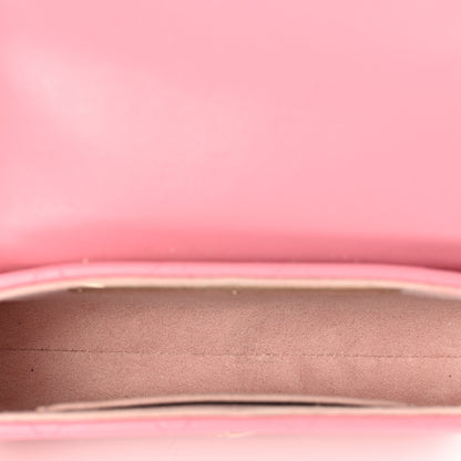 Chanel Calfskin Diamond Stitched Chain Around Flap Phone Holder Dark Pink 5 of 11