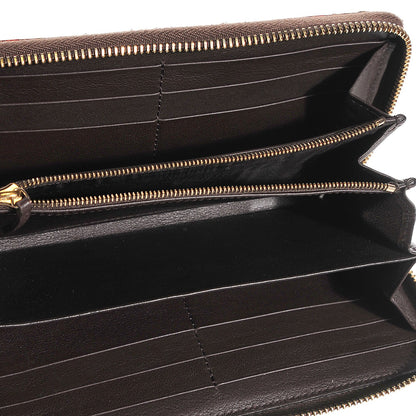 Gucci Python Bamboo Zip Around Large Wallet Orange 14 of 16
