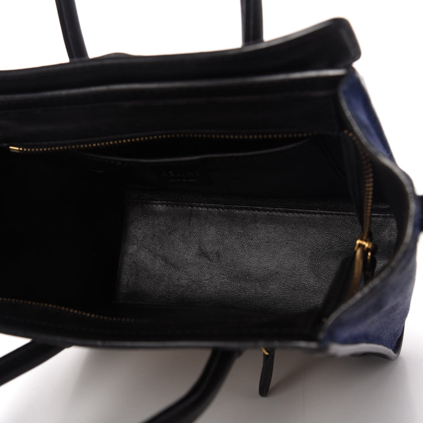 Bullhide Calfskin Nubuck Nano Tri-Color Luggage Light Taupe