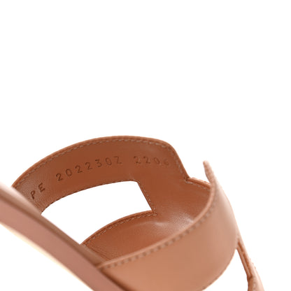 Hermes Calfskin Oran Sandals 36 Granit Rose 8 of 9