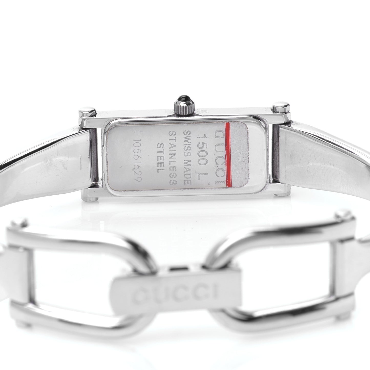 Stainless Steel 12mm 1500L Horsebit Roman Quartz Watch