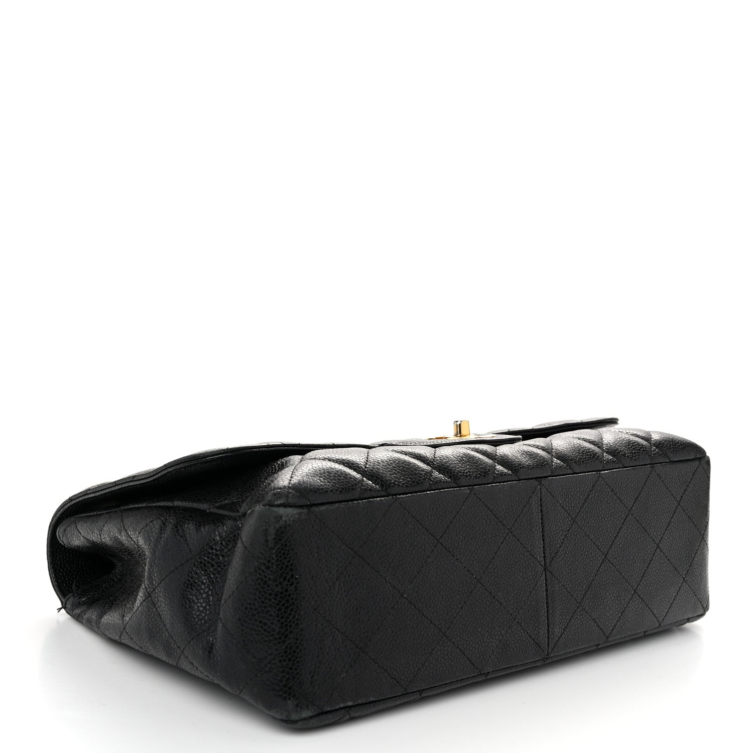 Chanel Caviar Quilted Jumbo Single Flap Black 4 of 12