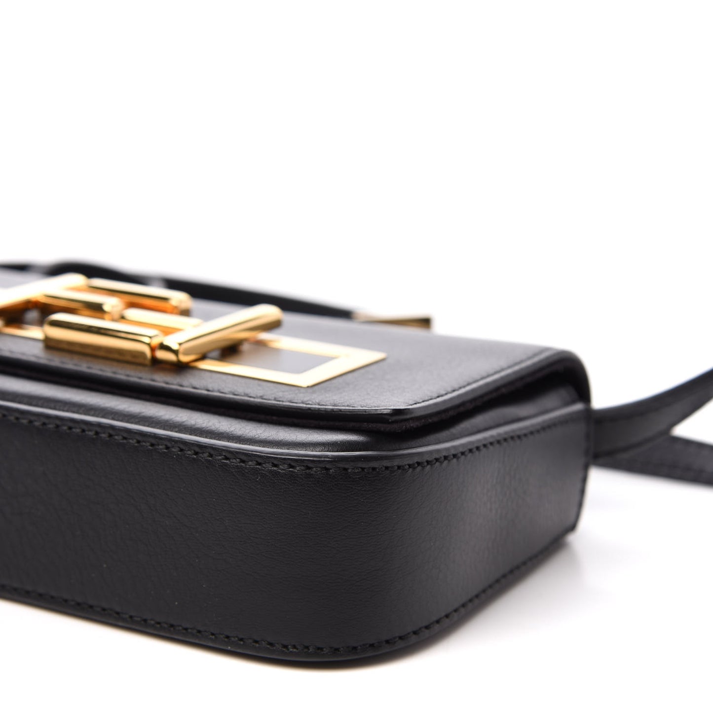 Vitello Dolce Mini 3Baguette Shoulder Bag Black