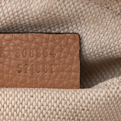 Gucci Pebbled Calfskin Small Soho Disco Bag Camelia 7 of 11