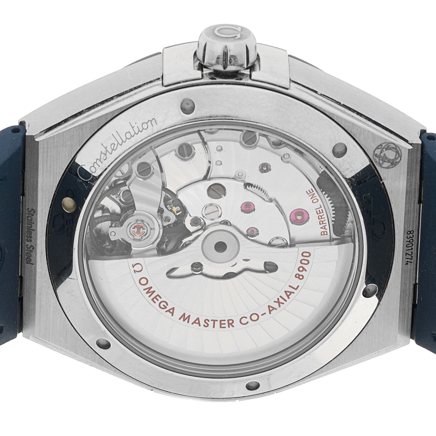 Omega Stainless Steel Alligator 41mm Constellation Co-axial Master Chronometer Automatic Watch Blue 131.33.41.21.03.001 4 of 5