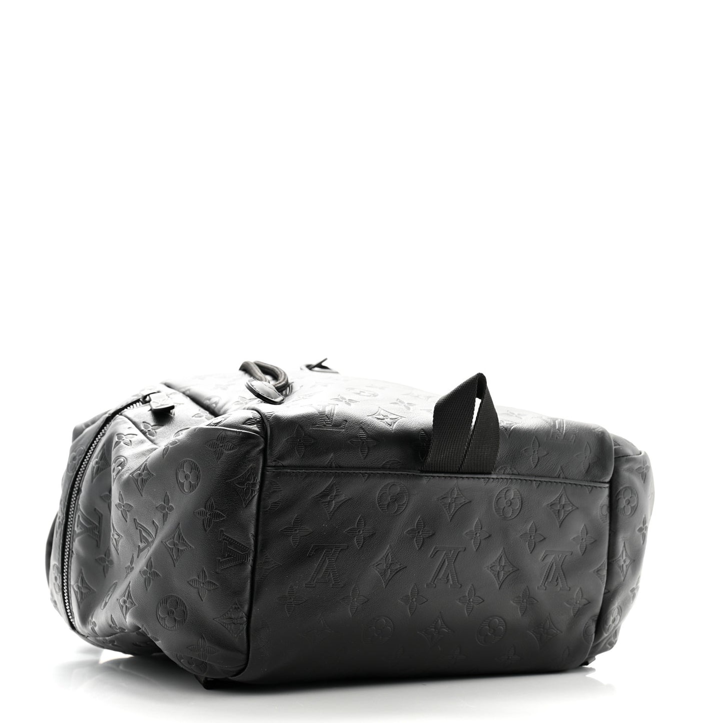 Calfskin Monogram Shadow Discovery Backpack Black