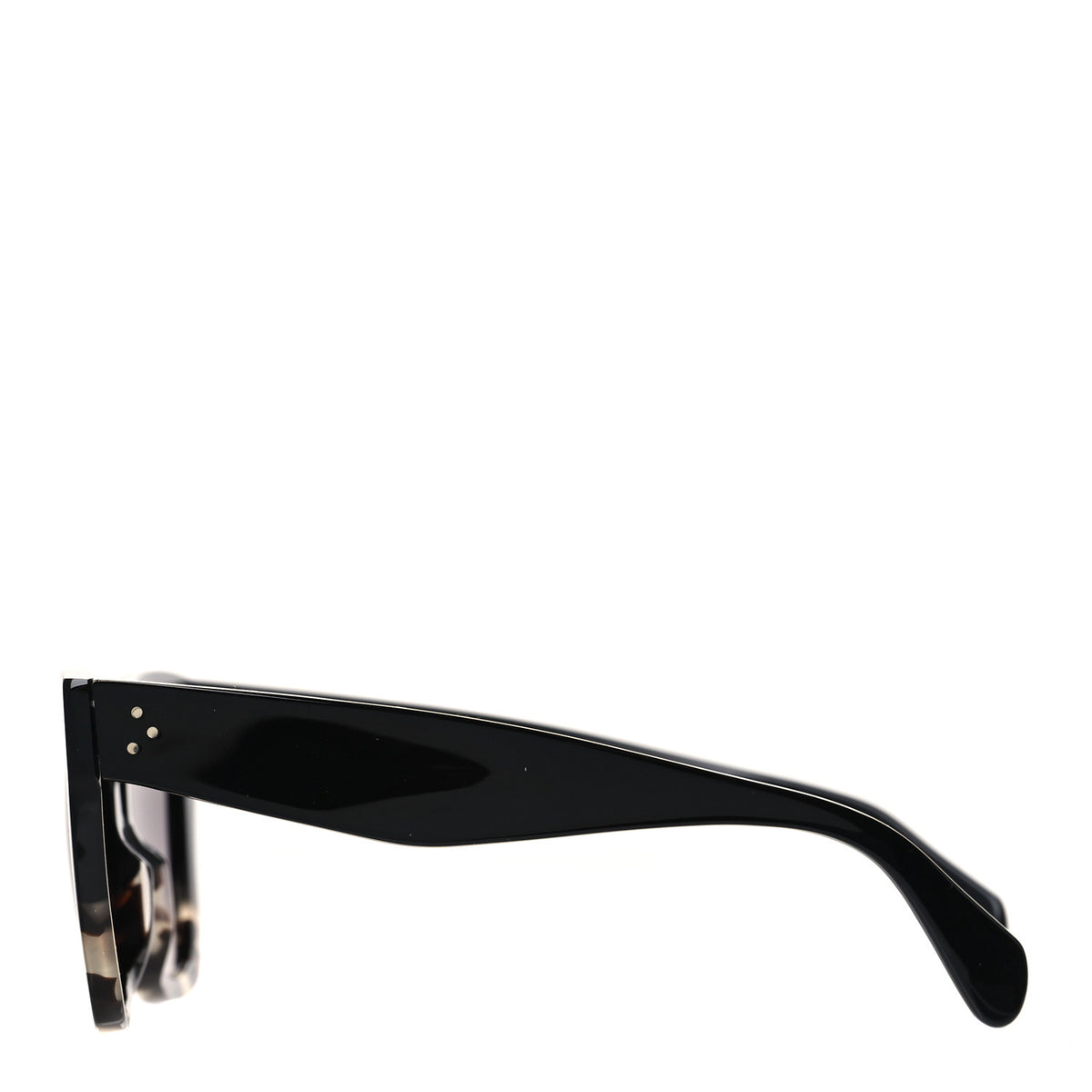 Celine Acetate Polarized Sunglasses CL4004IN Havana Grey 2 of 7