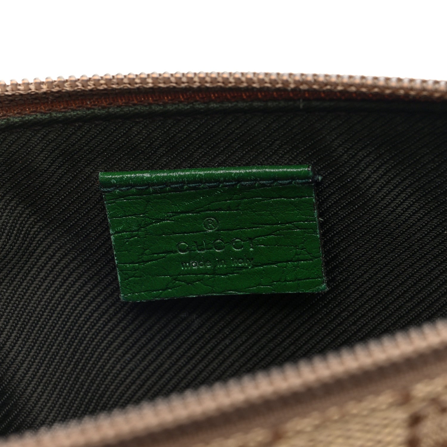 Gucci Monogram Boat Pochette Green 6 of 10