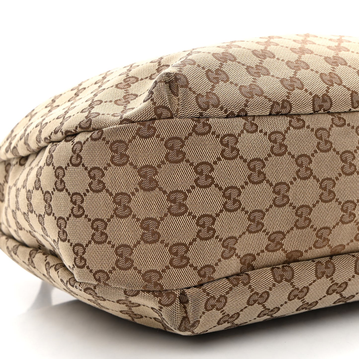 Monogram Large New Ladies Web Hobo Dark Brown